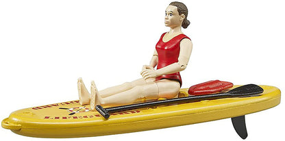 Brother lifeguard with SUP board