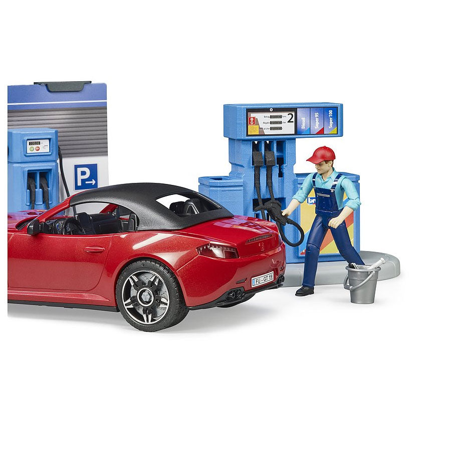 Bruder petrol station with car wash