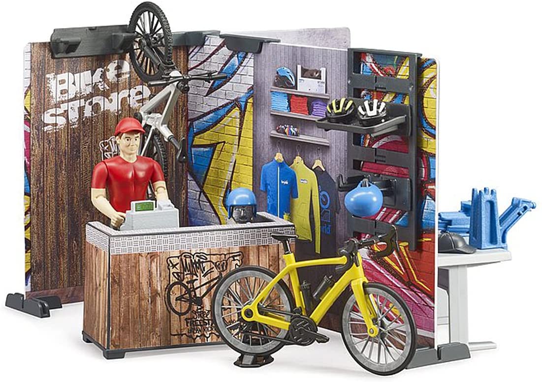 Bruder bicycle shop with workshop
