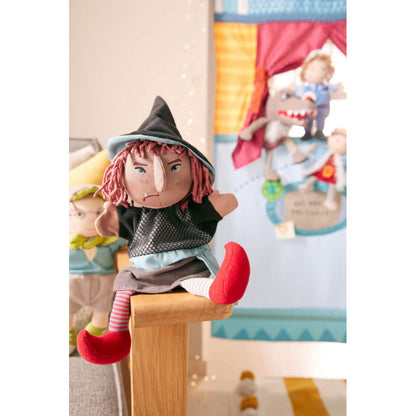 Haba hand puppet witch Hella, 39 cm