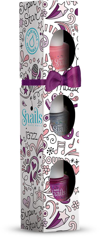 Snails Nail Polish Mini Set of 3 Music 3x7ml