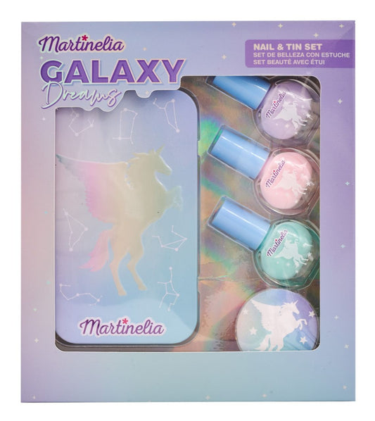 Martinelia Galaxy Dreams Ensemble d'ongles et boîte en forme de licorne