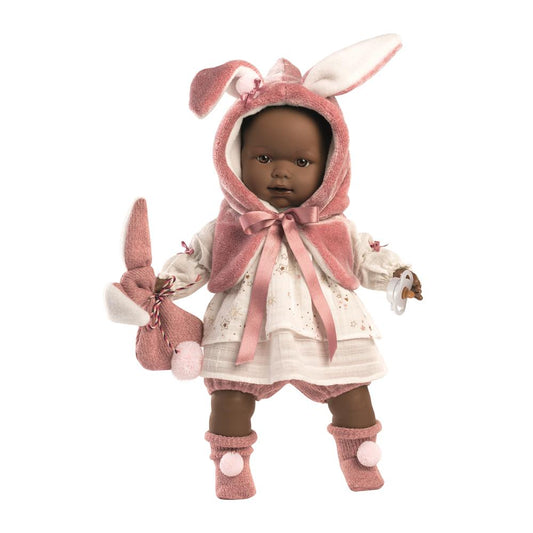 Llorens baby doll Nicole dark-skinned 42cm