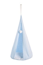 Poupée Llorens avec tente balançoire bleu 35cm