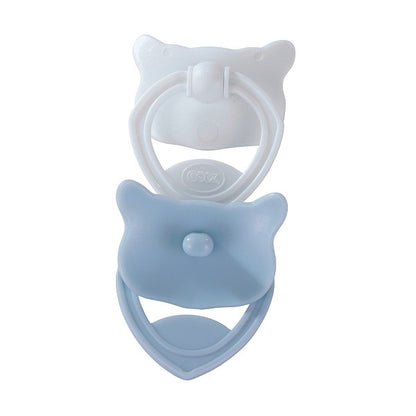 Götz 2 x pacifier blue/white for Cookie
