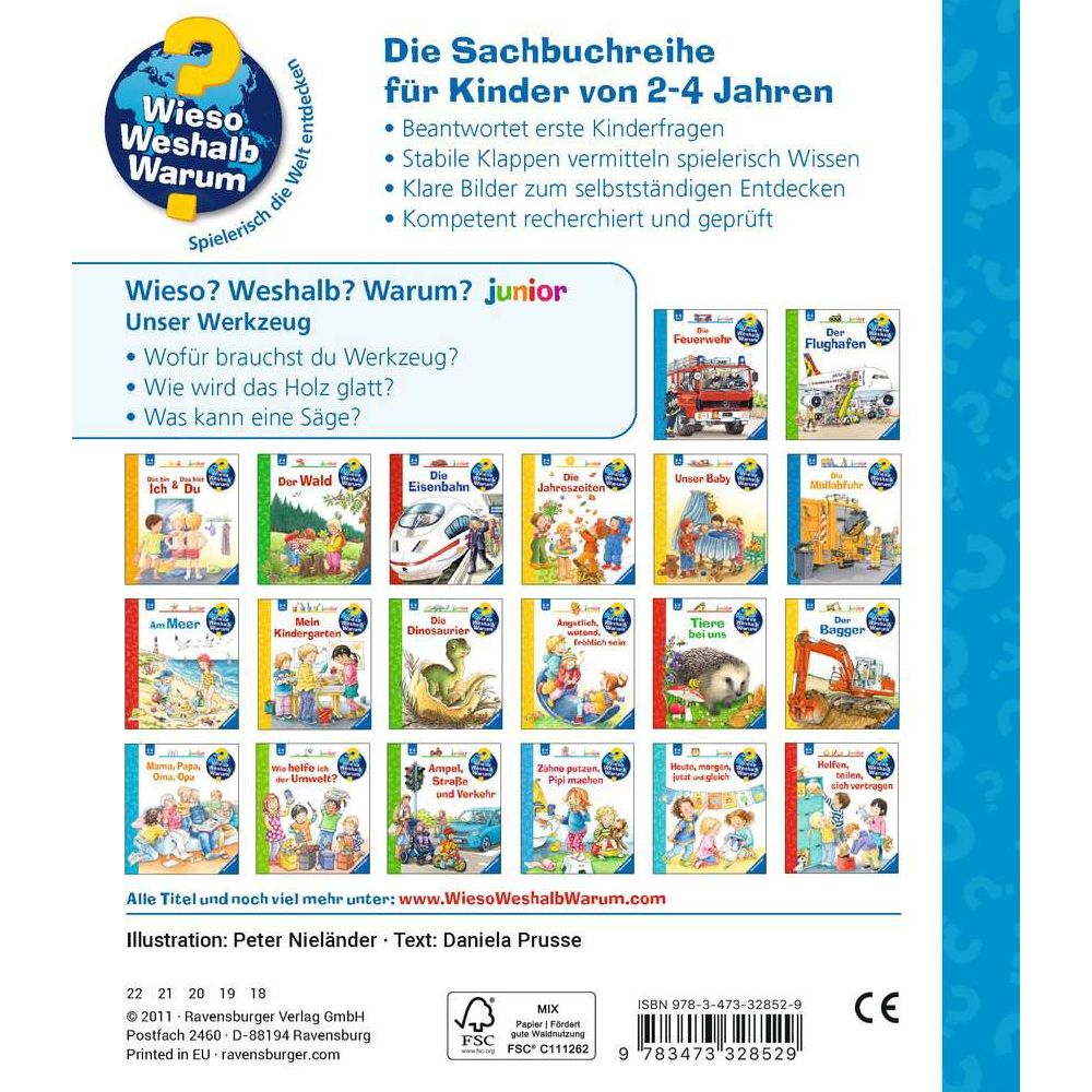 Ravensburger Why? What? Why? junior, Volume 40: Our Tools