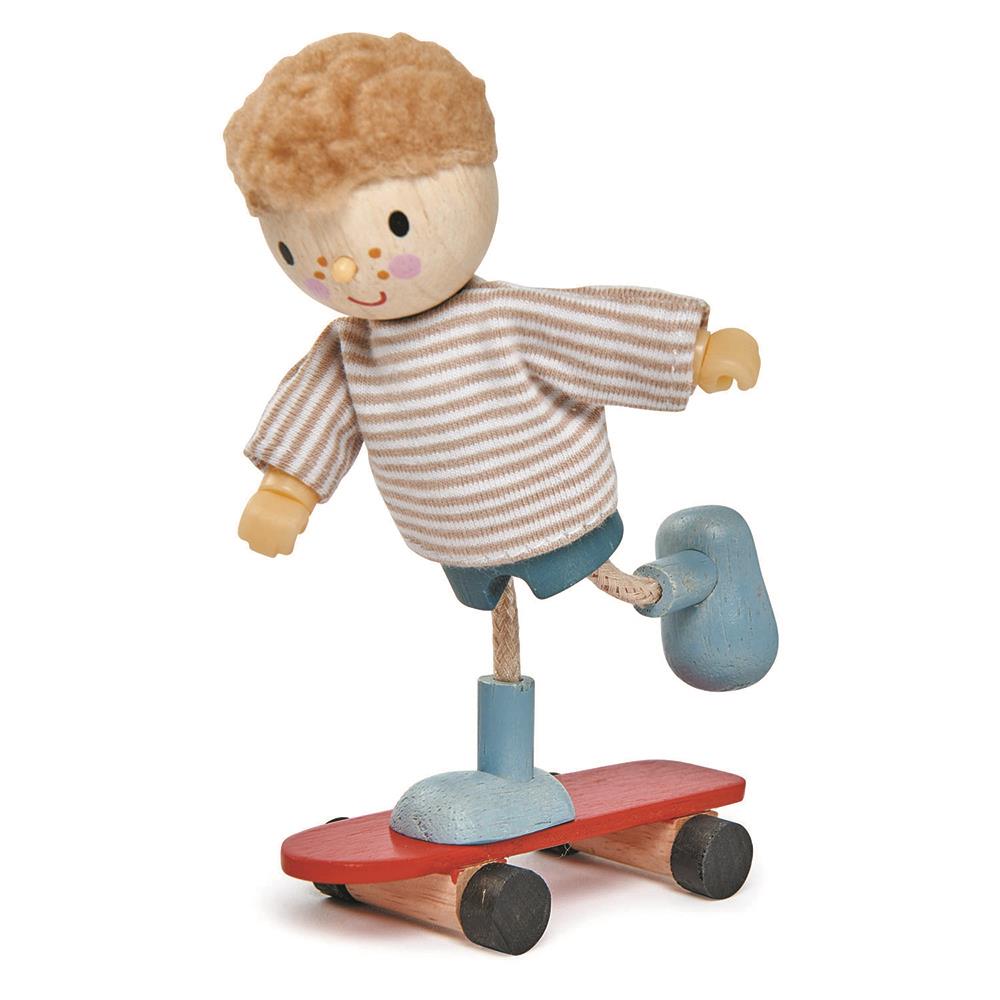 Edward & Skateboard für Puppenhaus