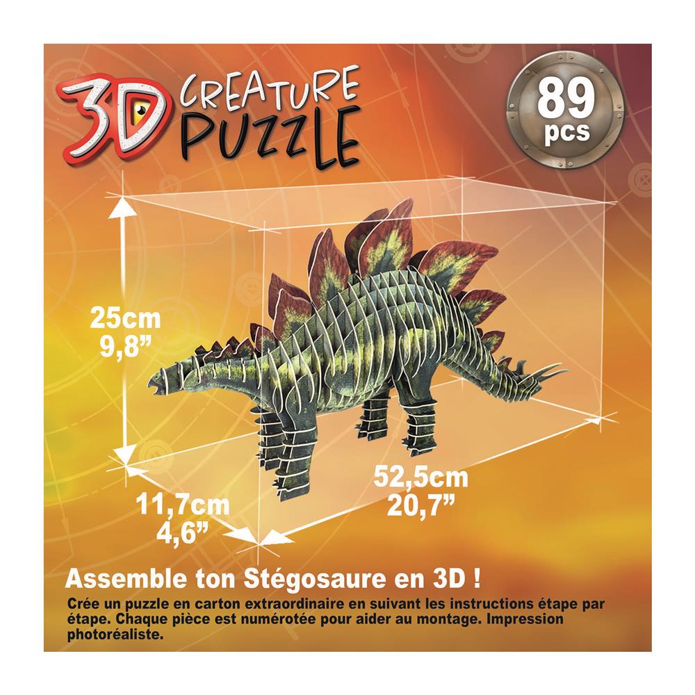 Puzzle Educa 3D Stégosaure 89 pièces
