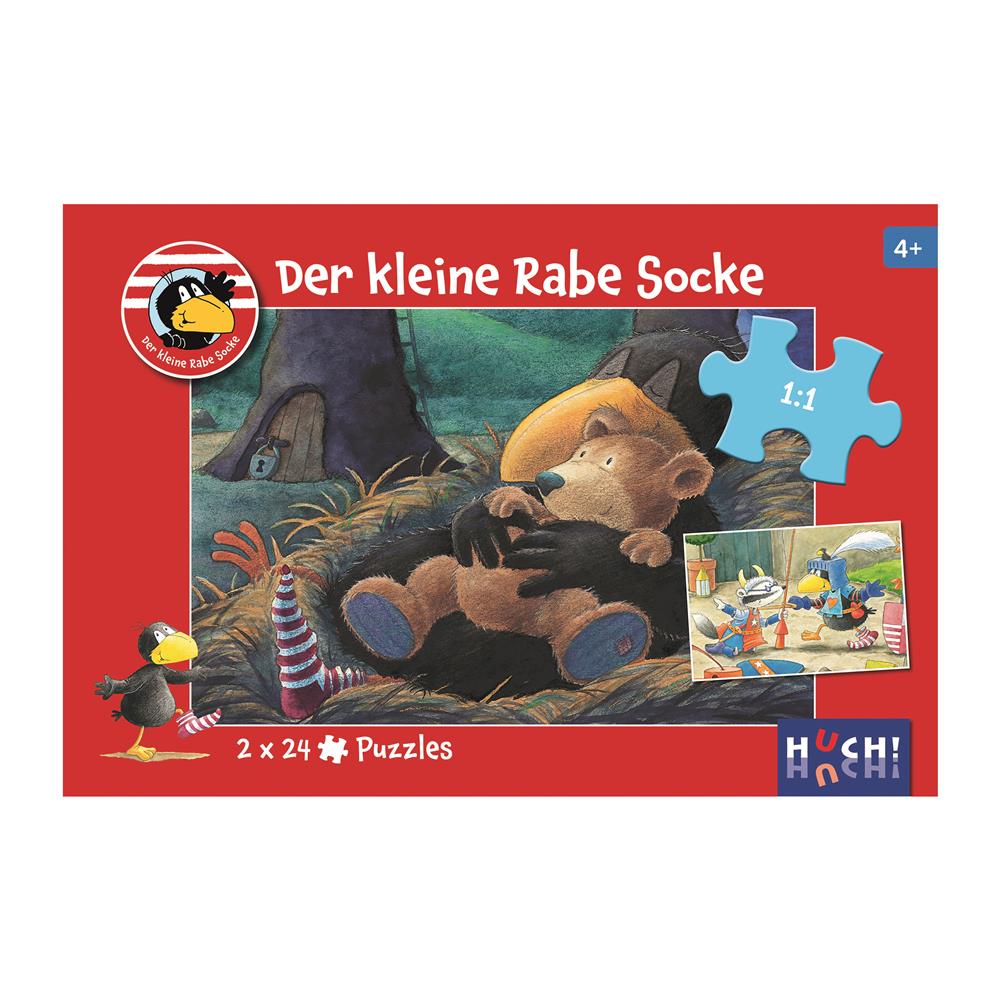 Hutter The Little Raven Socke - Puzzle 1 2x24 pieces