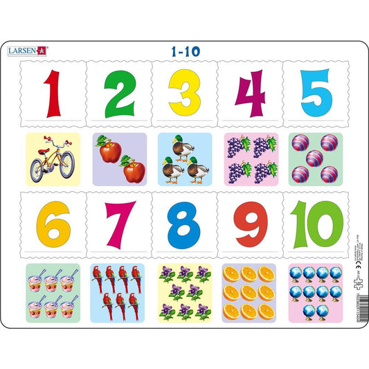 Larsen Puzzle Puzzles 1-10, 10 pieces