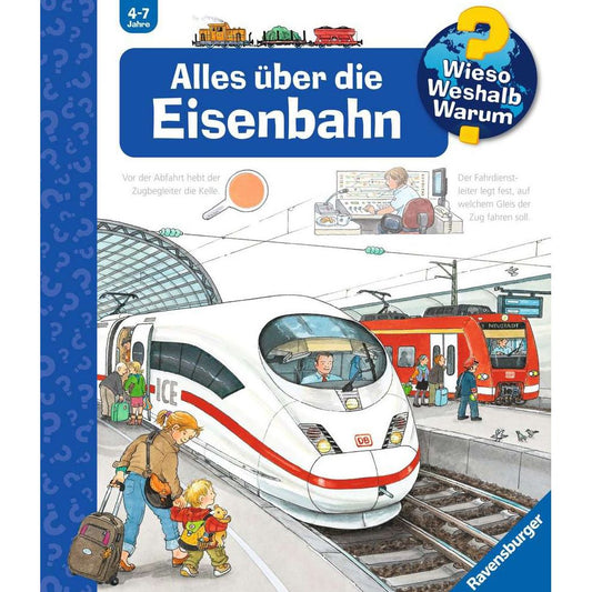 Ravensburger Why? What? Why?, Volume 8: Everything about the railway