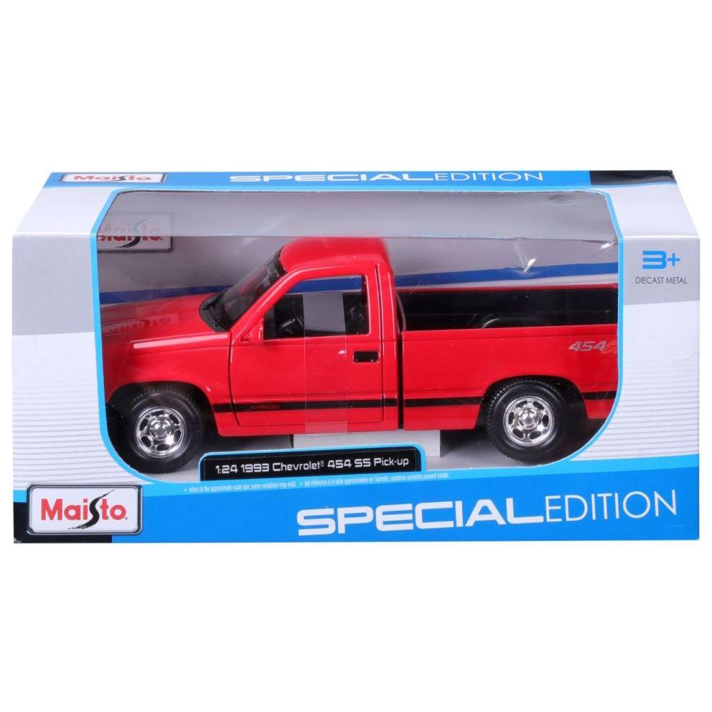 Maisto Chevrolet 454 SS Pick-up 1993 1/24 rouge
