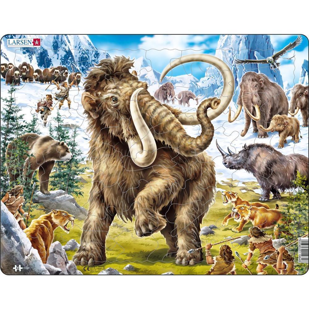 Larsen Puzzle Mammoth, 64 pieces