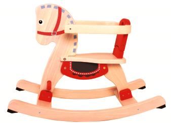 Cheval à bascule Spielba émaillé de couleurs vives