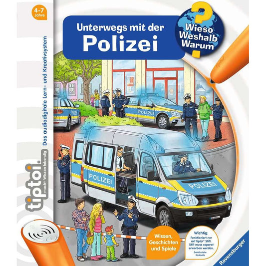 Ravensburger tiptoi® Wieso? Weshalb? Warum? Unterwegs mit der Polizei