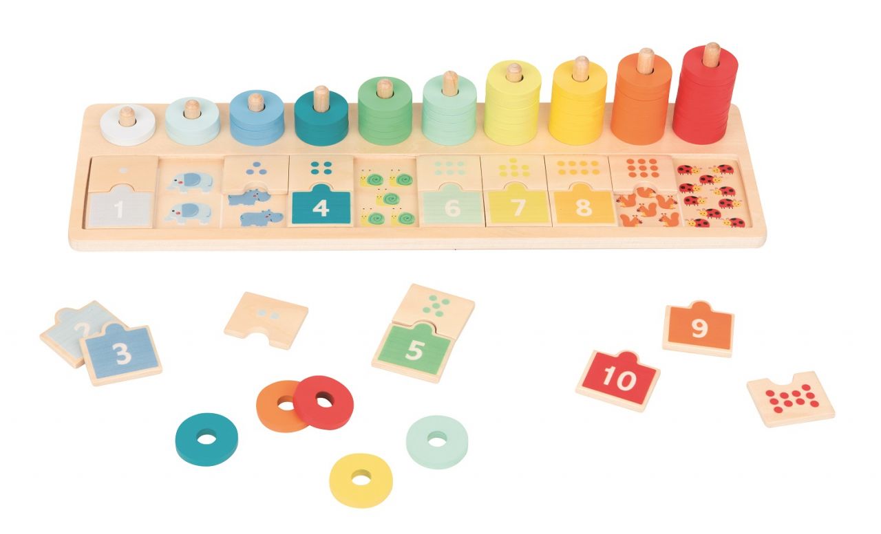 Spielba counting and allocation board