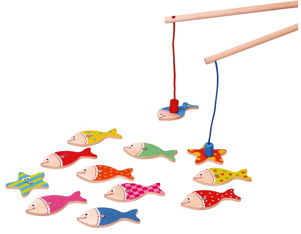 Jeu de pêche Spielba, 12 poissons