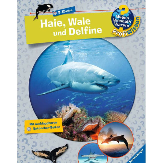 Ravensburger Why? How? What for? Professional Knowledge, Volume 24: Sharks, Whales and Dolphins