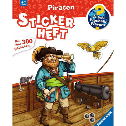 Ravensburger Why? What for? What reason? Sticker book: Pirates