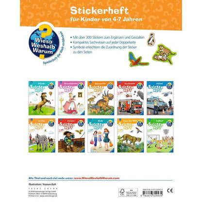 Ravensburger Why? What for? What for? Sticker book: At the zoo