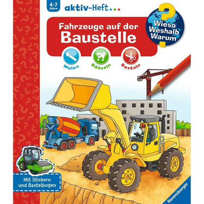 Ravensburger Why? What for? What for? active booklet: Vehicles on the construction site