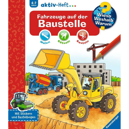 Ravensburger Why? What for? What for? active booklet: Vehicles on the construction site