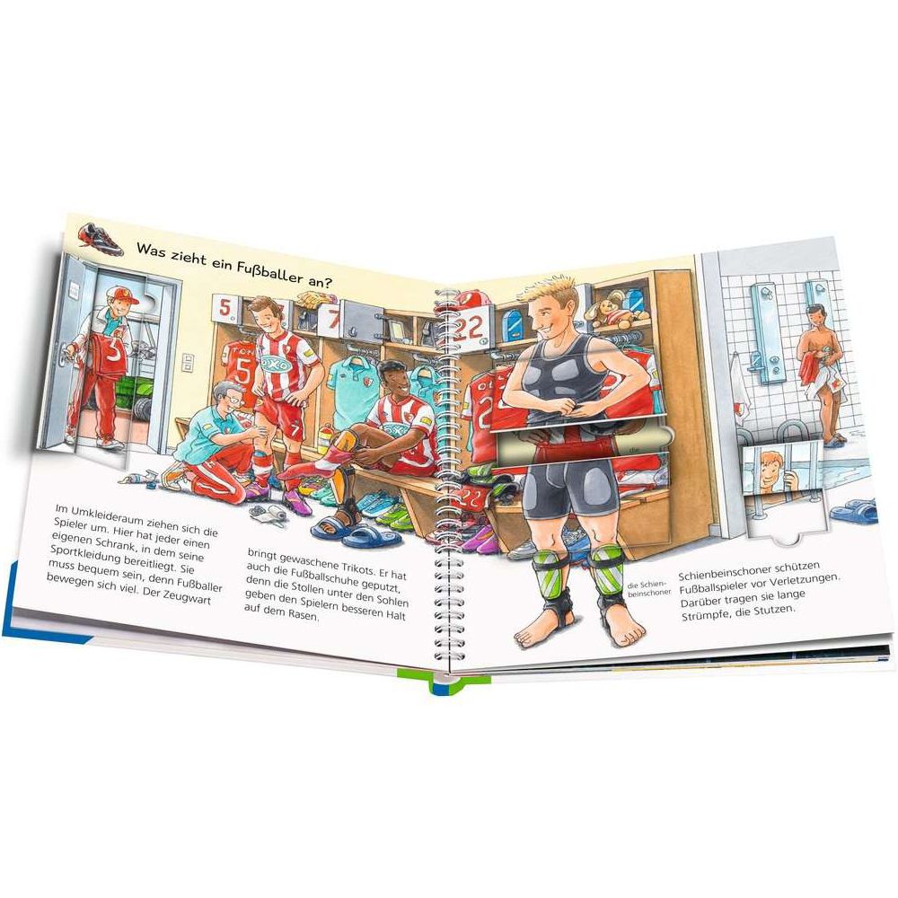Ravensburger Why? How? What for? junior, Volume 68: What does the footballer do?
