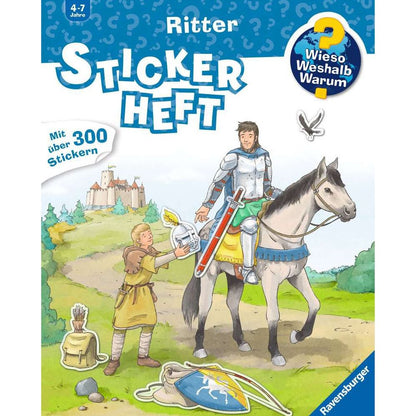 Ravensburger Why? What for? What reason? Sticker book: Knights