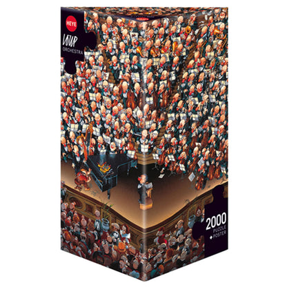 Heye Puzzle Orchestra, Loup -Triangular Puzzle, 2000 pieces