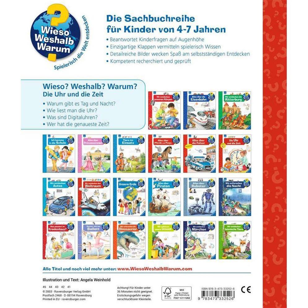 Ravensburger Wieso? Weshalb? Warum?, Band 25: Die Uhr und die Zeit