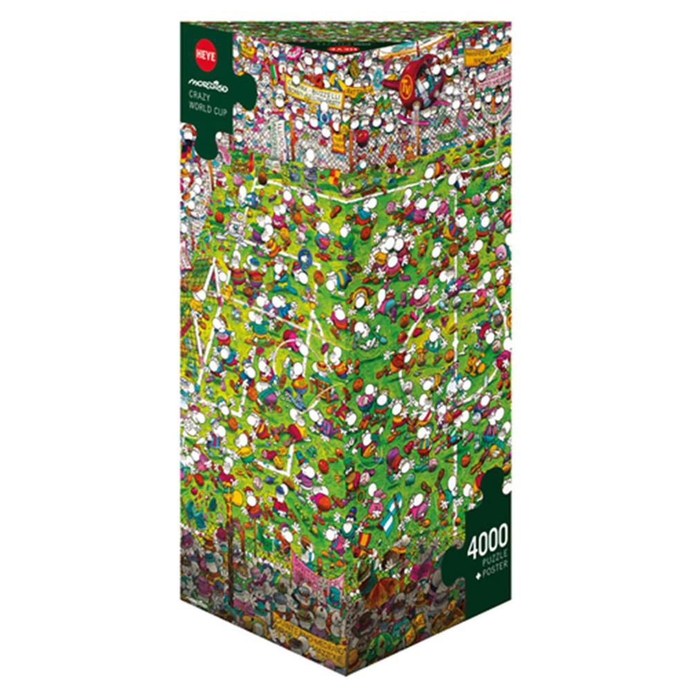 Puzzle Dreieckspuzzle Crazy World Cup, Mordillo, 4000 Teile
