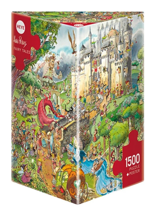 Heye Puzzle Fairy Tales, Prades - Triangular Puzzle, 1500 pieces