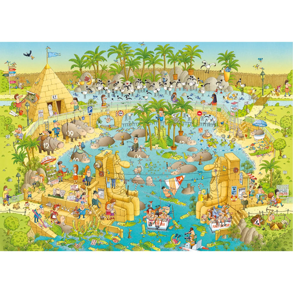 Puzzle Nile Habitat - Standard Puzzle, 1000 Teile