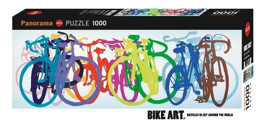 Heye Puzzle Panorama de rangées colorées, 1000 pièces