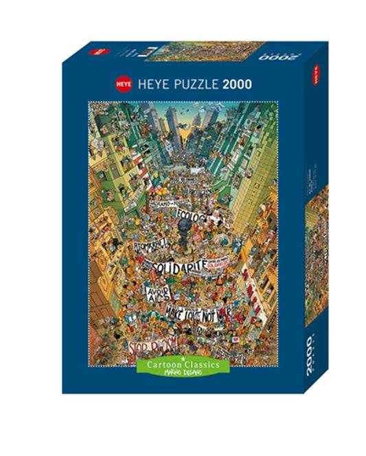 Hé, protestation contre les puzzles ! Standard, 2000 pièces