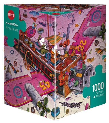 Heye Puzzle Fly with me! Triangular 1000 pieces