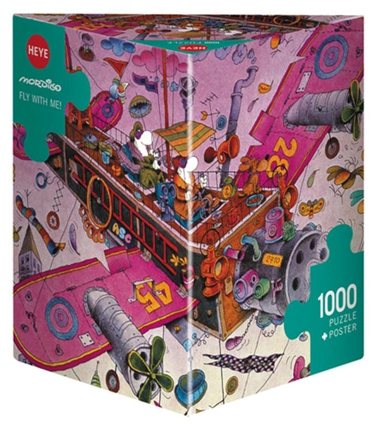 Heye Puzzle Fly with me! Triangular 1000 Teile