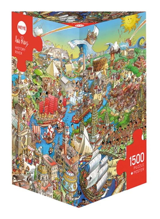 Heye Puzzle History River Triangulaire 1500 pièces