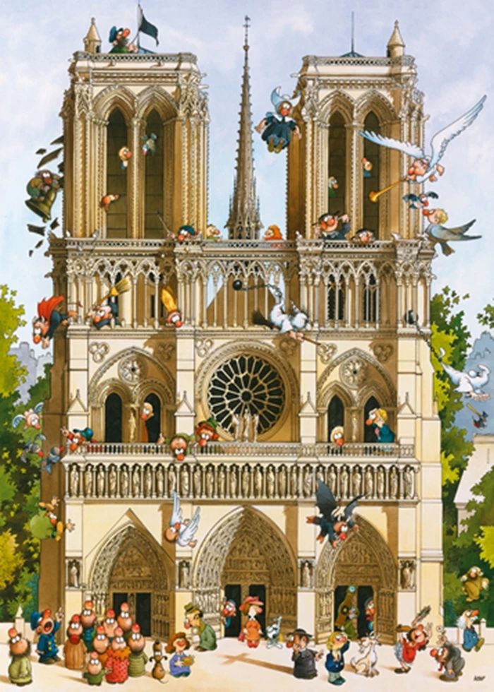 Heye Puzzle Vive La Notre Dame! Standard 1000 pieces