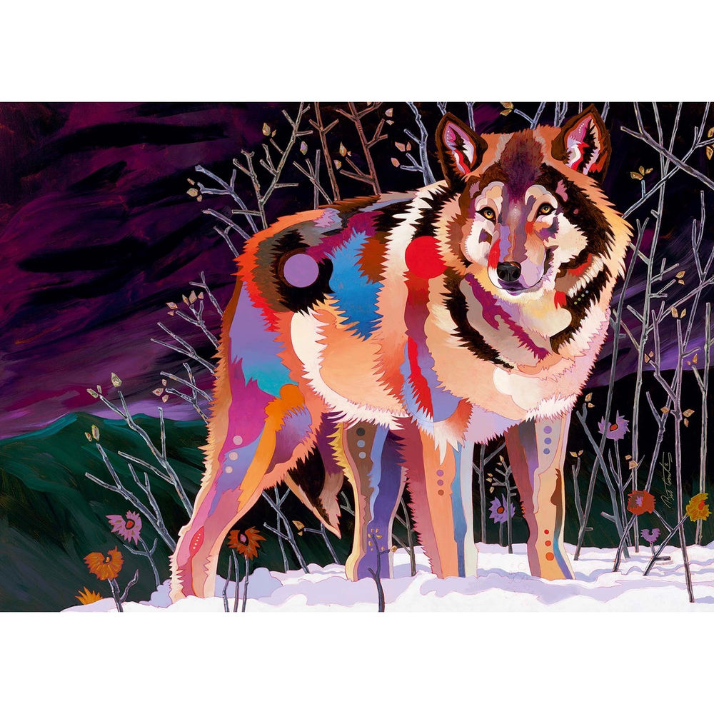 Puzzle Night Wolf Standard, 1000 Teile