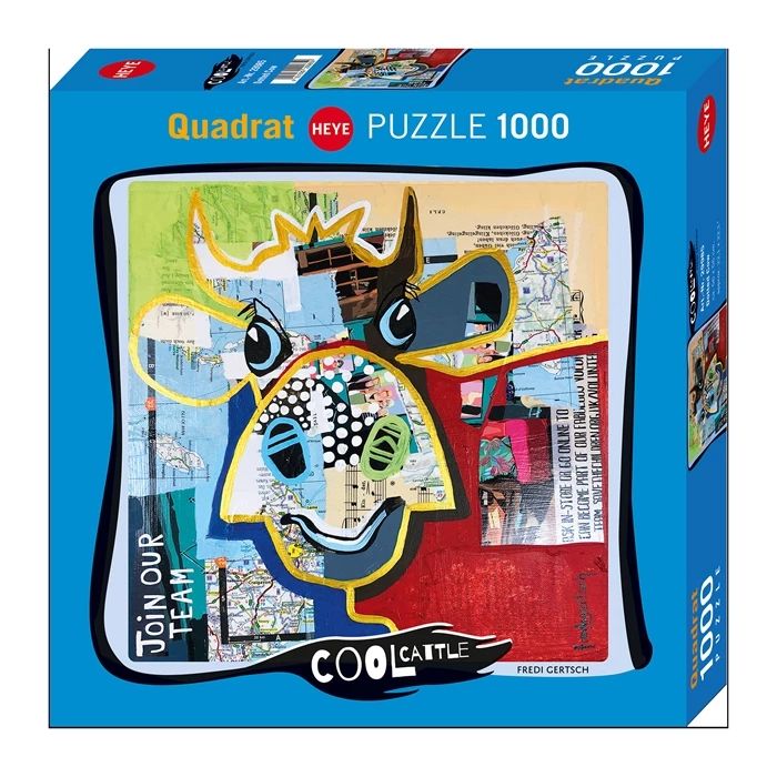 Heye Puzzle Dotted Cow Square 1000 Teile