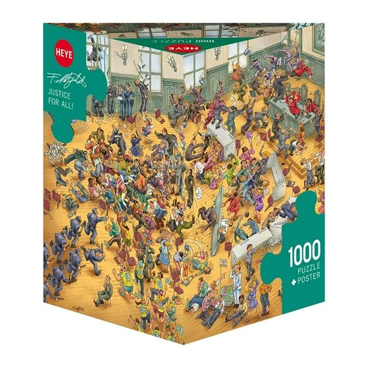 Heye Puzzle Justice For All! Triangular 1000 Teile
