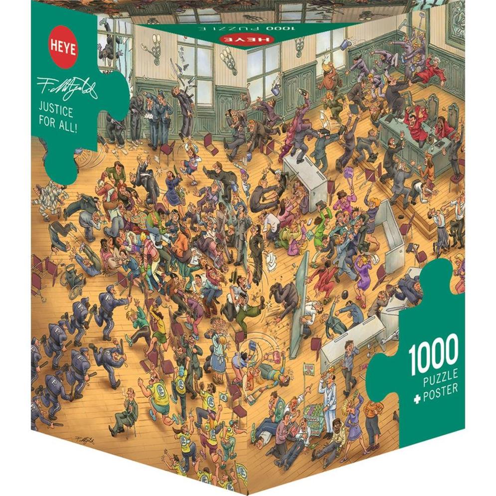 Puzzle Justice For All! Triangular, 1000 Teile