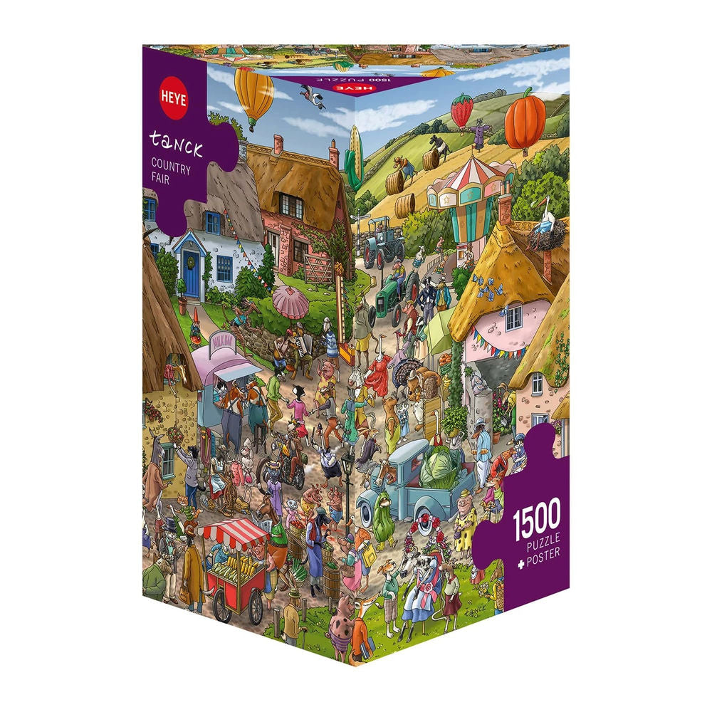 Heye Puzzle Country Fair Triangular 1500 pieces