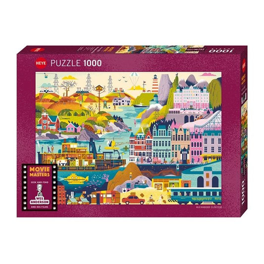 Heye Puzzle Wes Anderson Films Standard 1000 pieces