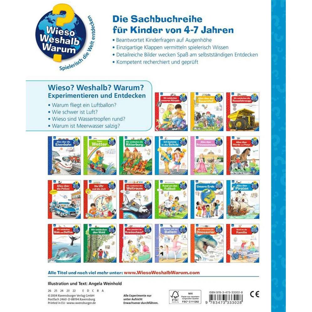 Ravensburger Wieso? Weshalb? Warum?, Band 29: Experimentieren und Entdecken