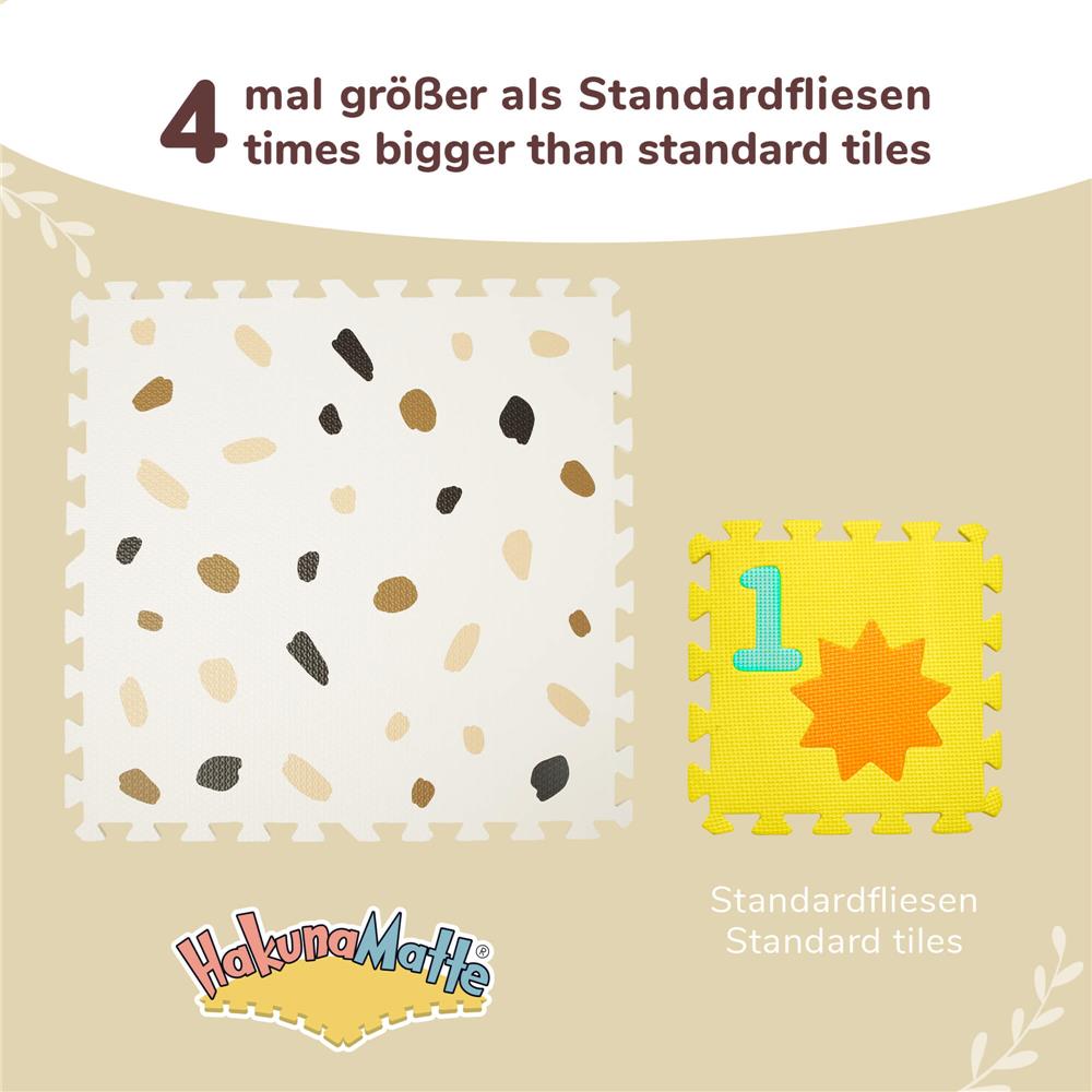 Tapis puzzle Hakuna Mat XXL, Confettis 1,8 x 1,2 m