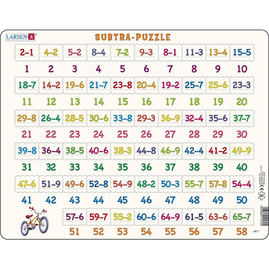 Larsen Puzzle Subtra Puzzle 58 pièces