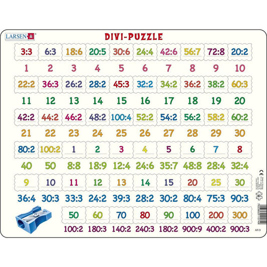 Larsen Puzzle Divi Puzzle, 58 pieces