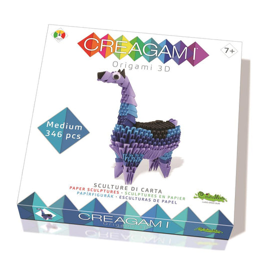 Creagami Origami Lama 3D 346 pièces